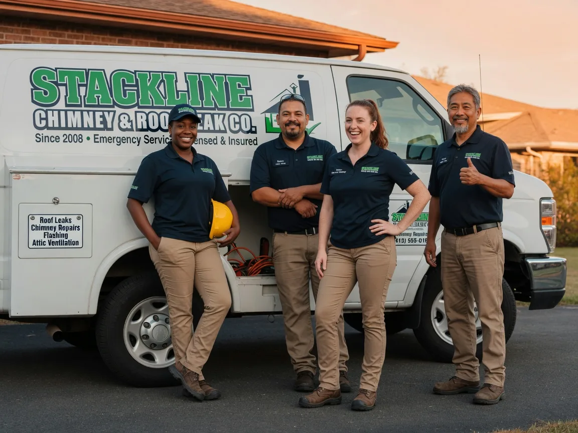 Chimney flashing repair company in Elm Mott, TX